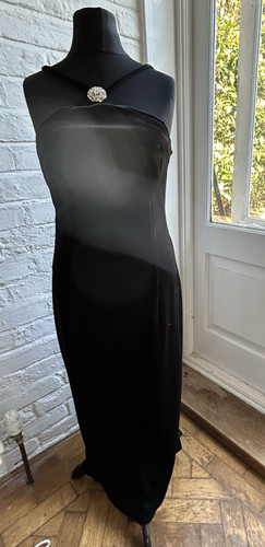 Vintage 1990s black velvet - black,