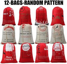 Random Santa Sack Canvas Bag