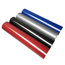 6D Carbon Fibre Car vinyl wrap Sheet Film Sticker Car wrapping air Free UK