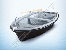 Rowing boat fishing boat
