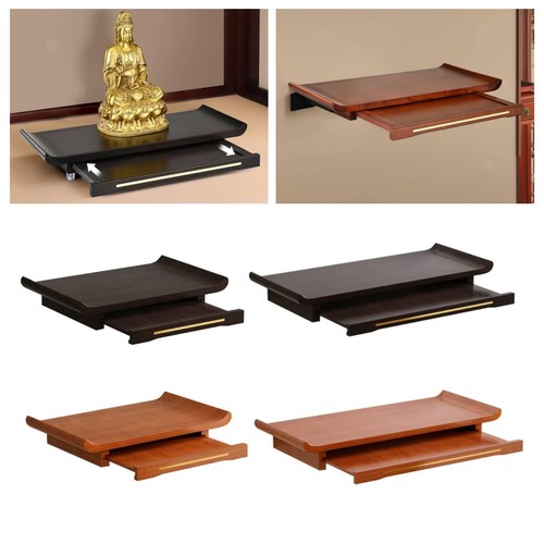 Wooden buddha shelf buddhist - shelf,