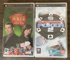 PSP UMD Game - World Championship Poker  - All in +2 [STILL SEALED]