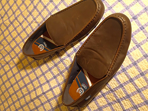Chaps men brown leather - men's,