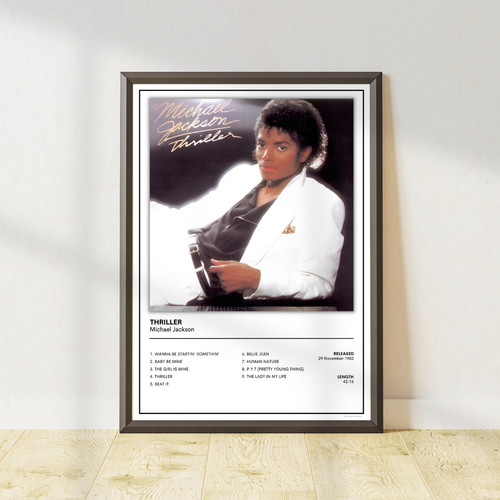 Michael jackson thriller print - michael,