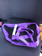 Round Fiolet Sling With Metal