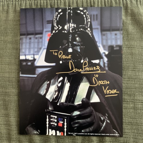 Dave prowse signed - dave, 8x10