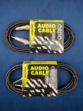 2 X Ordo 3m / 10ft *UNUSED* Guitar Lead Instrument Cable