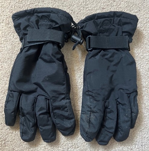 Manzella black ski gloves - black,