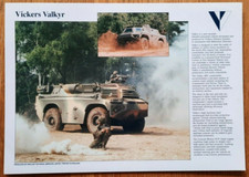 VICKERS VALKYR armoured vehicle car sales brochure Military tank catalogue