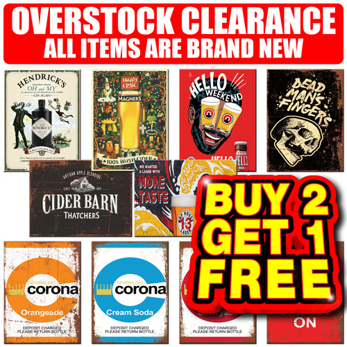 Clearance metal signs home bar - signs,