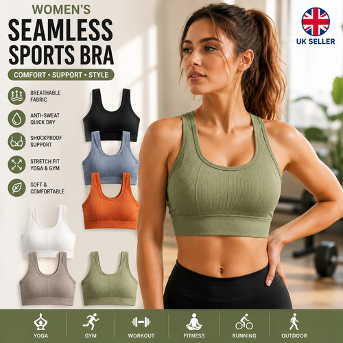 Womens seamless sports bra - seamless,