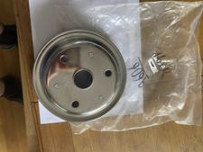 Chrome Small Block Chevy Crankshaft And Water pump Pulleys