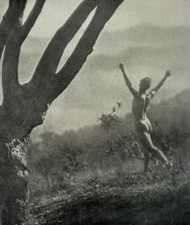 Male Nude study "Abandon" 1914