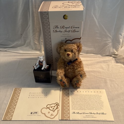 Steiff royal crown derby teddy - crown,