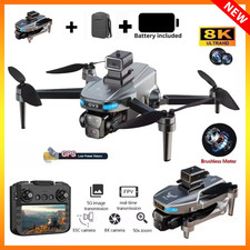Drone 8K Professional GPS HD Camera Drones 5G WIFI FPV Video 4K UAV 5.9 Inch Lar
