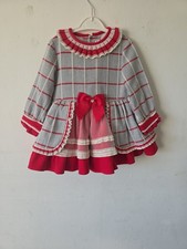 Girls Spanish Handmade Dress Size 2 Years Excellent Condition Worn Once