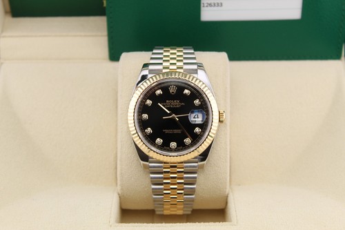 Rolex datejust black - rolex, datejust,