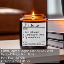 Name Definition Candle, Custom