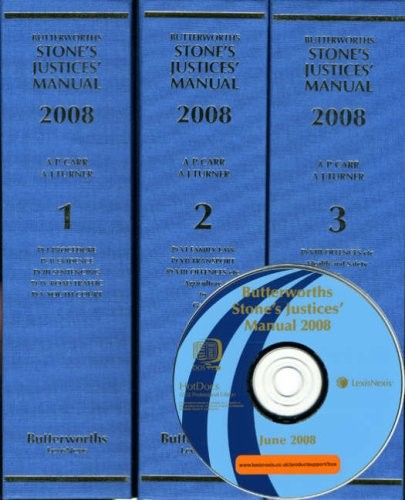 Stone justices manual - manual, 2008