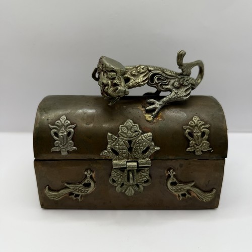 Chinese dragon copper trinket - copper,