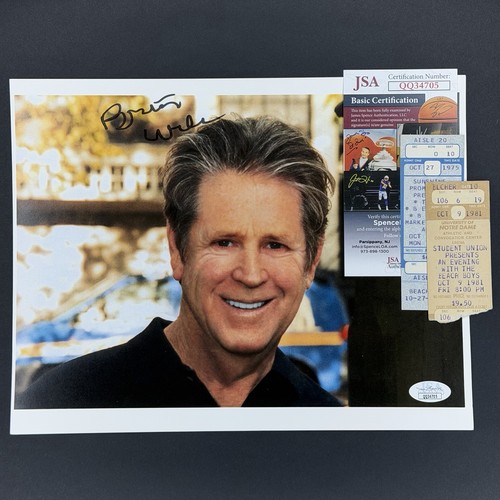 Brian wilson beach - boys, signed