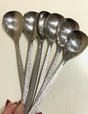 6 x Dessert Spoons - Viners Studio Cutlery,  20cm.  4 sets available