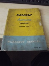 GENUINE RALEIGH SERVICE STATION MANUAL WORKSHOP AUTOMATIC MOPED RM4 MODEL