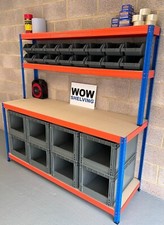 LARGE 1800mm Workstation workbench storage garage workshop  racking UK warehouse