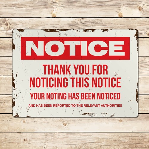 Thankyou for noticing this - noticing,