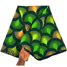 Green Gold Ankara Fabric 6