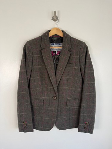 Joules tweed blazer size - size, 12