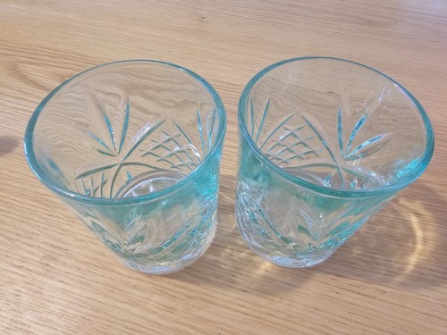 Blue glass drinks - tumbler, (2