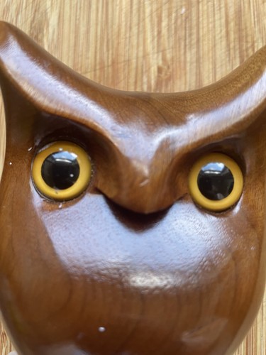 Myrtlewood owl hand - myrtlewood,