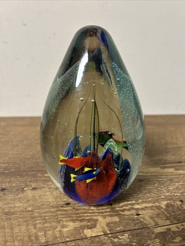 Murano style art egg - style,