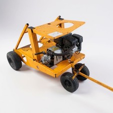 (SOLD) Tri Wheel Bitumen Emulsion Pump Tar Sprayer Tack Coating,  Barrel Spray