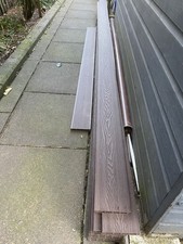 Mocha Composite Decking Board Supplied By Dino Decking. 9  Boards 4mt Lengths