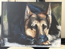 Police Officer Dog Handler And Alsatian/German Shepherd Dog (K9)