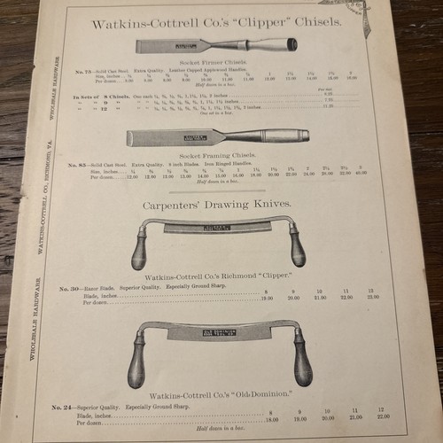 Vtg chisels tool - chisels,