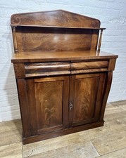 Victorian Mahogany Sideboard Chiffonier Cabinet . Free Delivery Available