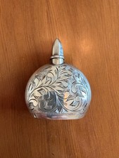Vintage Sterling Silver 950 Perfume Bottle With Dabber