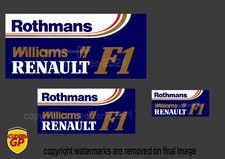 Williams Rothmans F1 Logo Sticker Vinyl - Scuderia GP