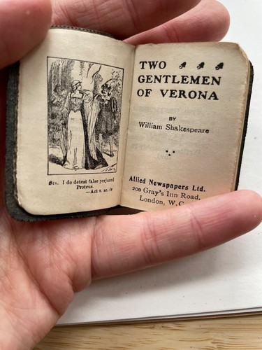 Antique miniature shakespeare - antique,