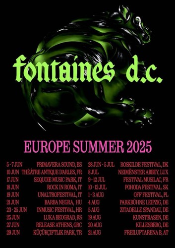Fontaines european tour - european,