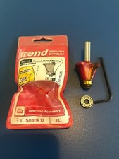 Trend 46/40 Round Over Chamfer 3/8” inch 70 degree Router Routing