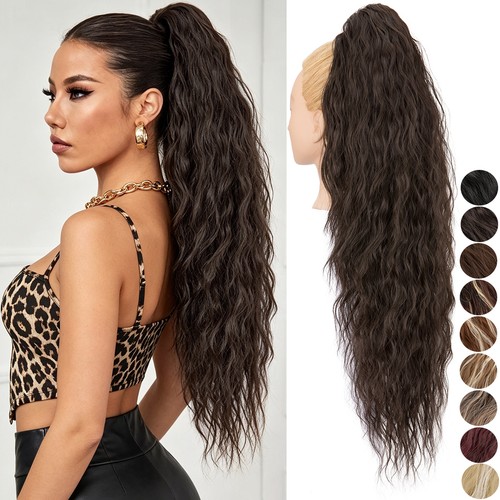 100 long ponytail claw clip - long,