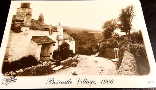 Boscastle village nr - boscastle, village,