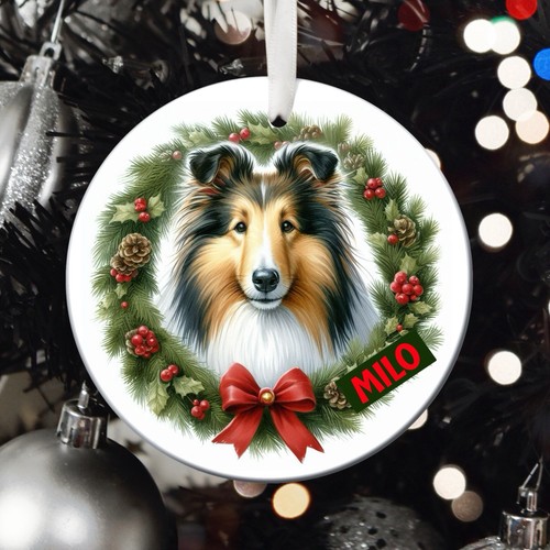 Personalised rough collie - personalised,