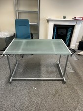 John Lewis Glass Topped Desk