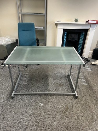 John lewis glass topped desk - john,