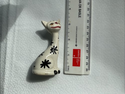 Vintage ceramic cat - vintage, figure